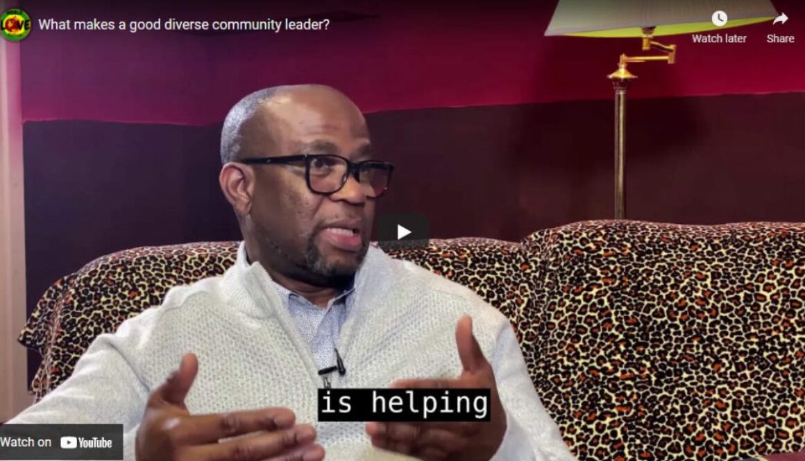 What makes a good leader of a diverse community